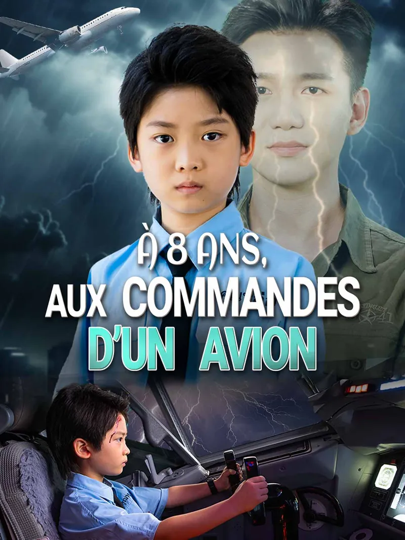 Couverture de À 8 ans, aux commandes d’un avion