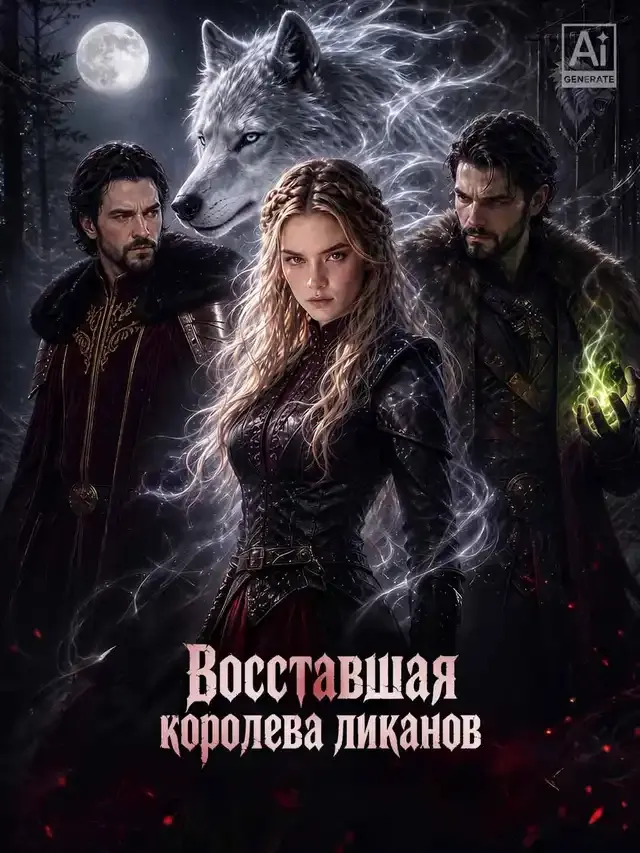 Обложка «Восставшая королева ликанов»