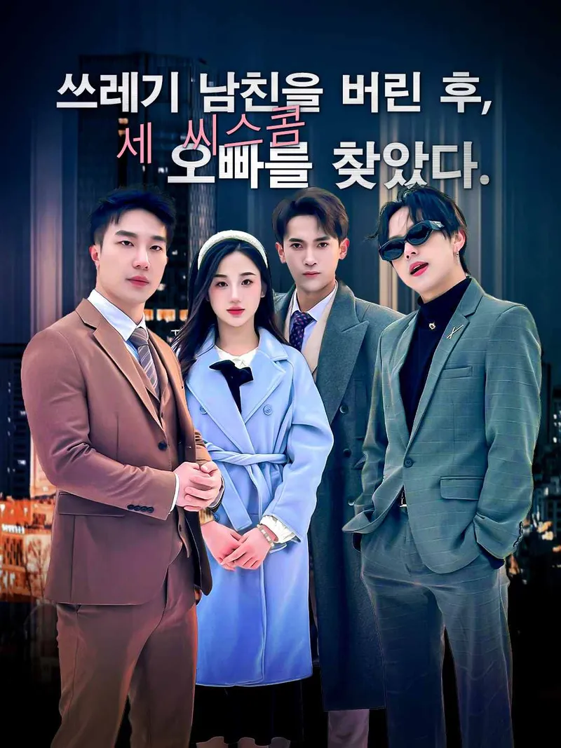 ［더빙］쓰레기 남친을 버린 후, 세 시스콤 오빠를 찾았다 표지