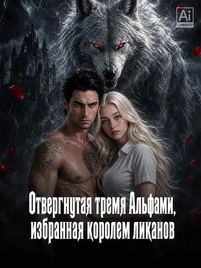 Обложка «Отвергнутая тремя Альфами, избранная королем ликанов»