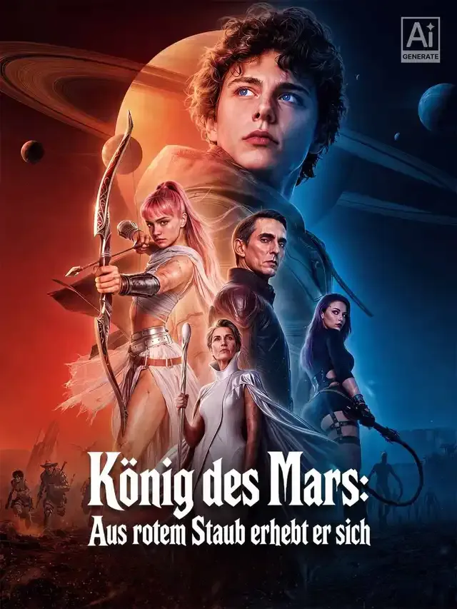 Cover von König des Mars: Aus rotem Staub erhebt er sich