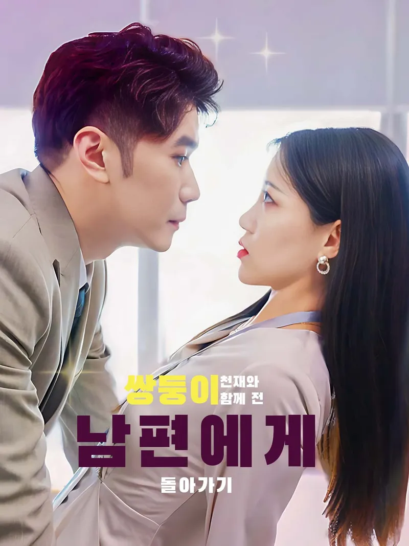 쌍둥이 천재와 함께 전 남편에게 돌아가기 표지