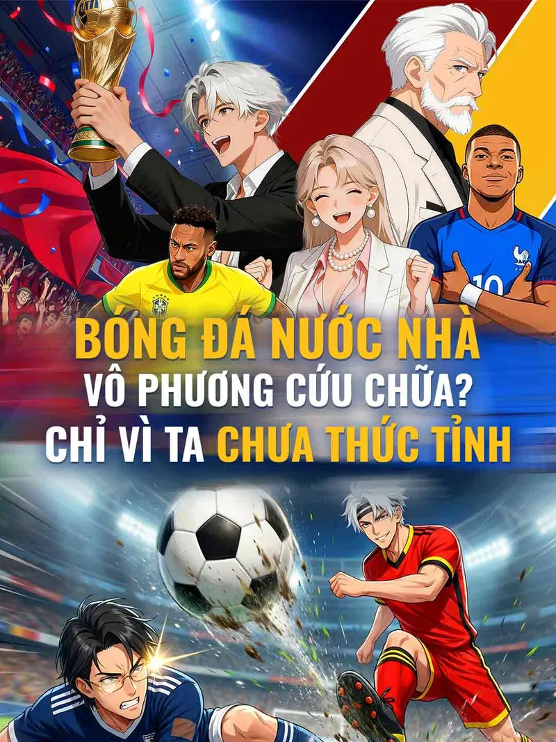 Ảnh bìa Bóng đá nước nhà vô phương cứu chữa? Chỉ vì ta chưa thức tỉnh