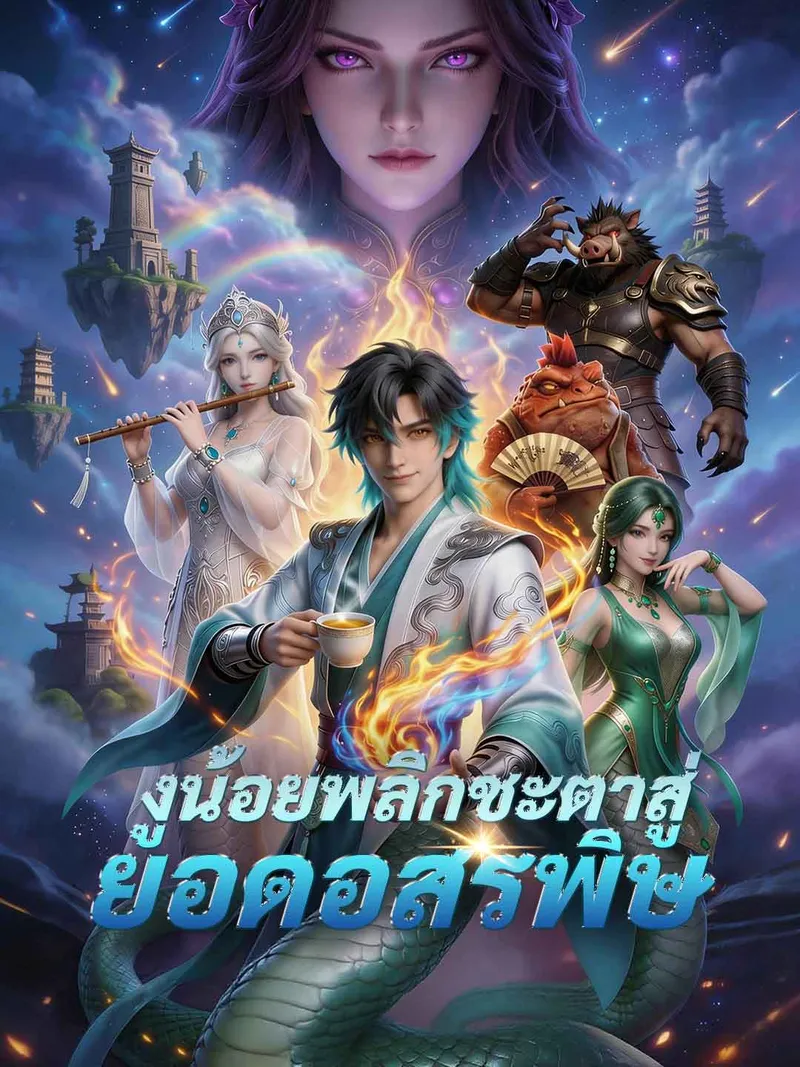หน้าปกงูน้อยพลิกชะตาสู่ยอดอสรพิษ