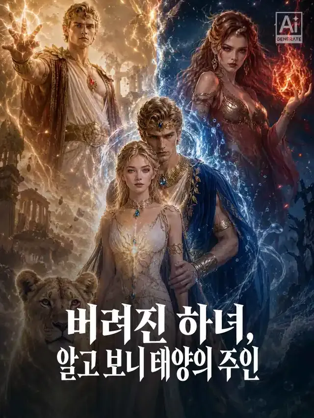 버려진 하녀, 알고 보니 태양의 주인 표지