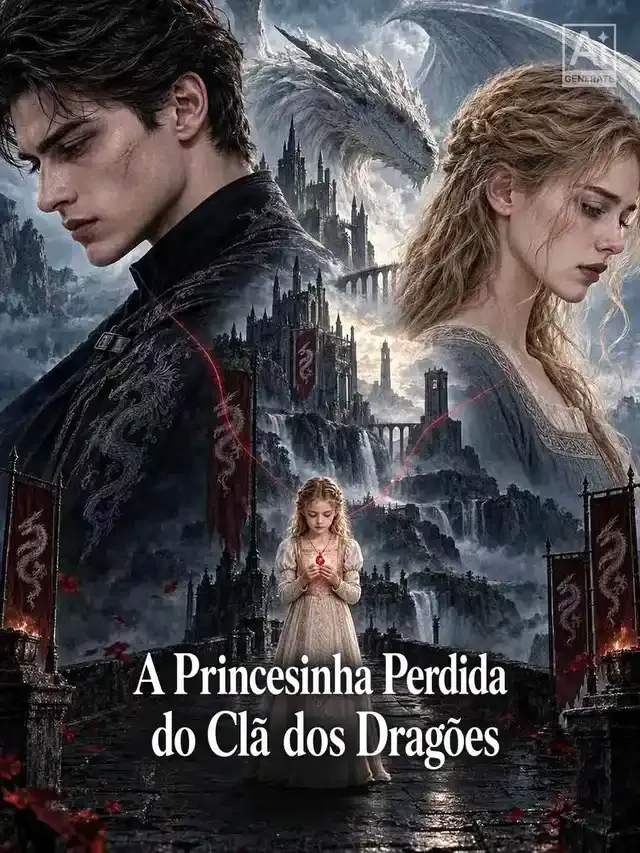 Capa de A Princesinha Perdida do Clã dos Dragões