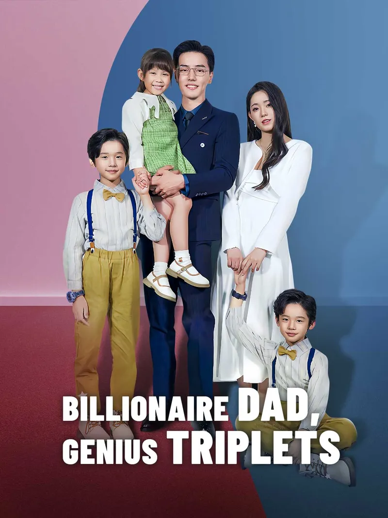 Billionaire Dad, Genius Triplets cover