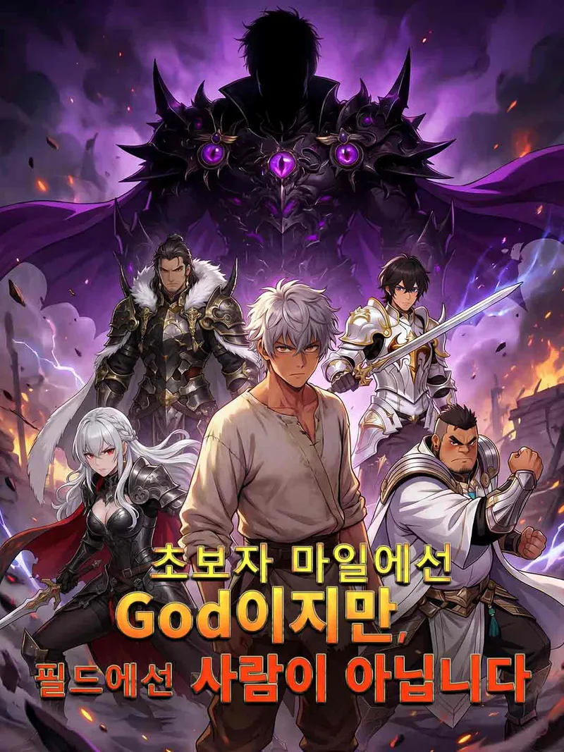 초보자 마일에선 God이지만, 필드에선 사람이 아닙니다 표지