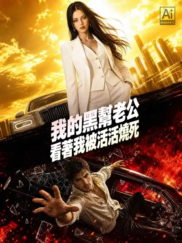 《我的黑幫老公看著我被活活燒死》封面