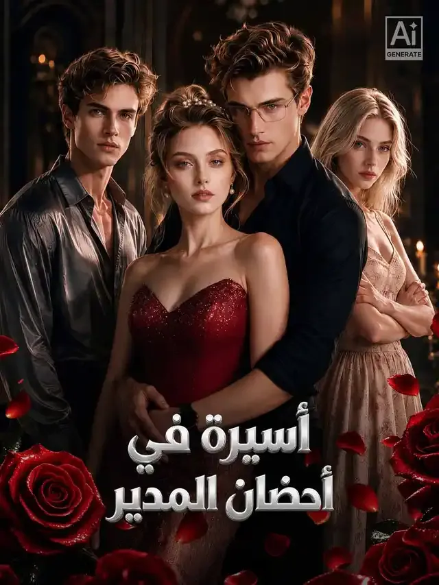 غلاف أسيرة في أحضان المدير