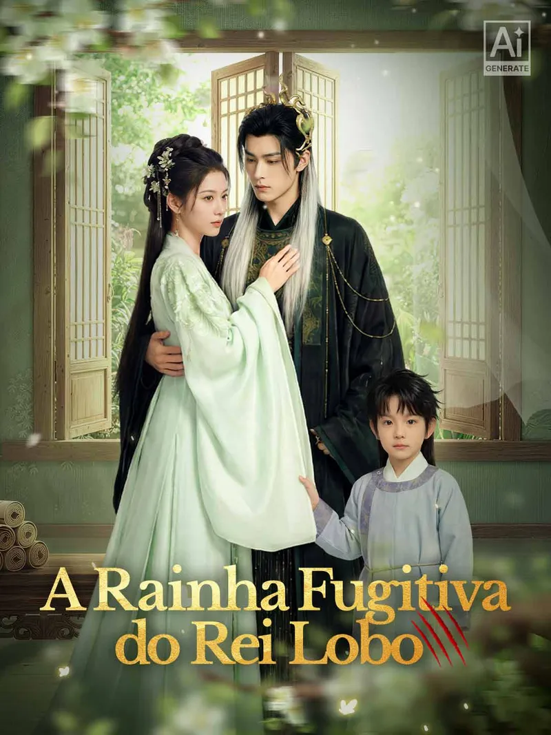 Capa de A Rainha Fugitiva do Rei Lobo