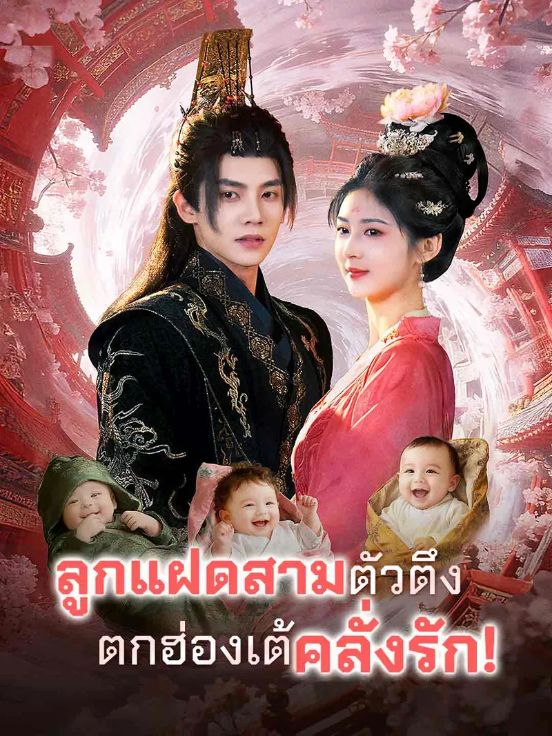 หน้าปกลูกแฝดสามตัวตึง ตกฮ่องเต้คลั่งรัก!