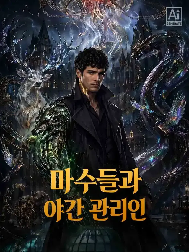 마수들과 야간 관리인 표지