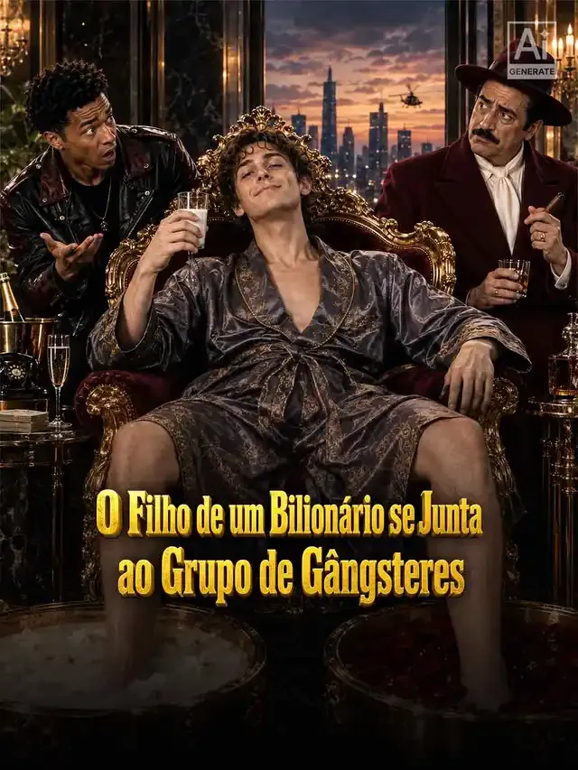 Capa de O Filho de um Bilionário se Junta ao Grupo de Gângsteres