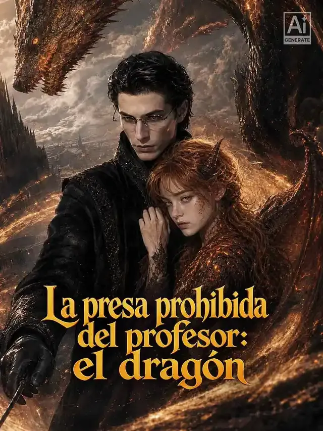 Portada de La presa prohibida del profesor: el dragón