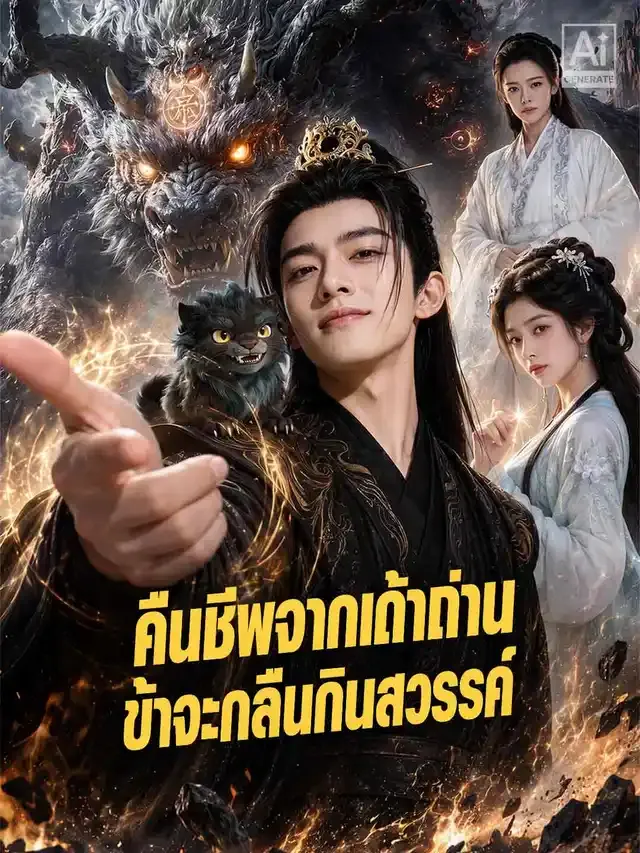 หน้าปกคืนชีพจากเถ้าถ่าน ข้าจะกลืนกินสวรรค์