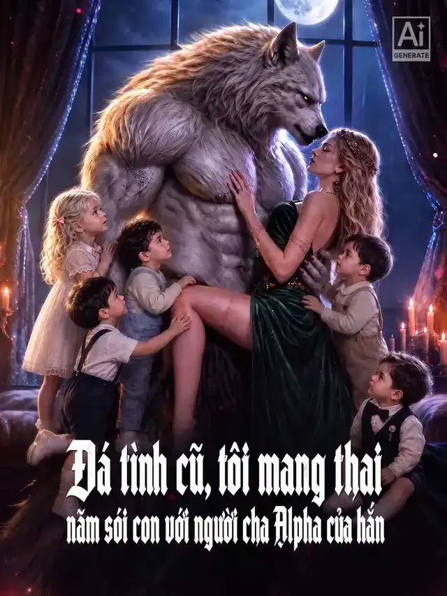 Ảnh bìa Đá tình cũ, tôi mang thai năm sói con với người cha Alpha của hắn