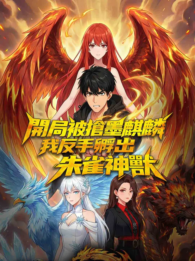 《開局被搶墨麒麟，我反手孵出朱雀神獸》封面