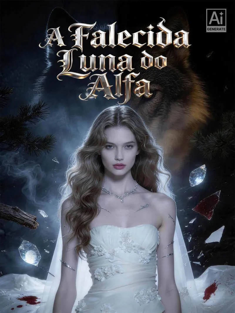 Capa de A falecida Luna do Alfa