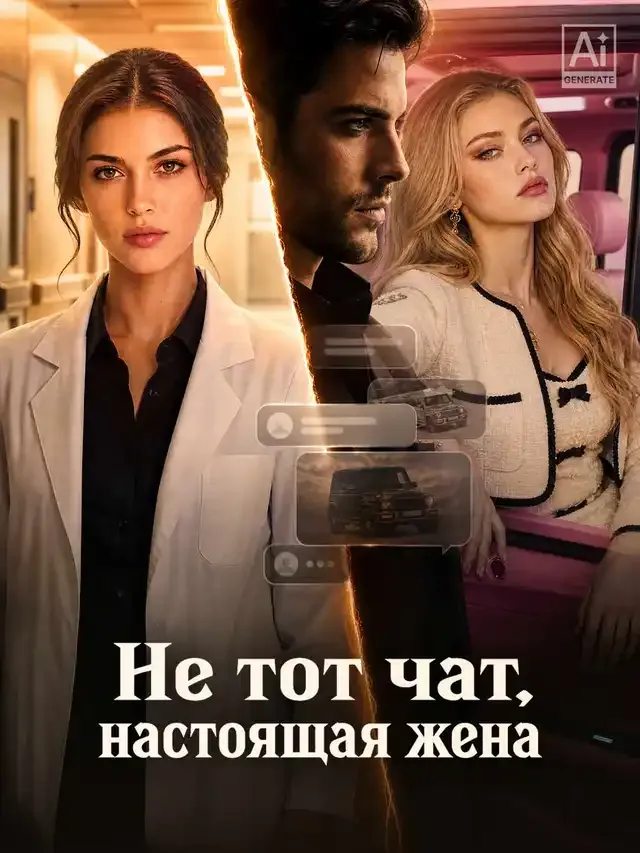 Обложка «Не тот чат, настоящая жена»