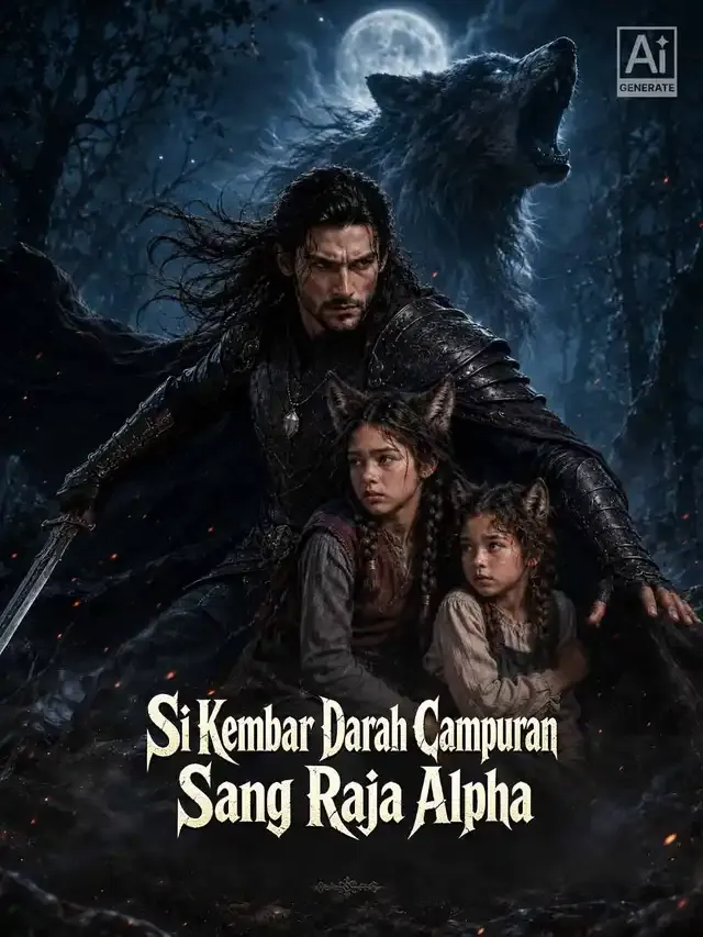 Sampul Si Kembar Darah Campuran Sang Raja Alpha