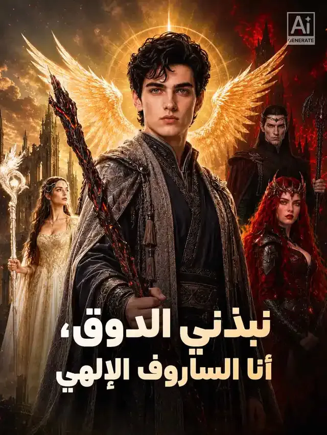 غلاف نبذني الدوق، أنا الساروف الإلهي