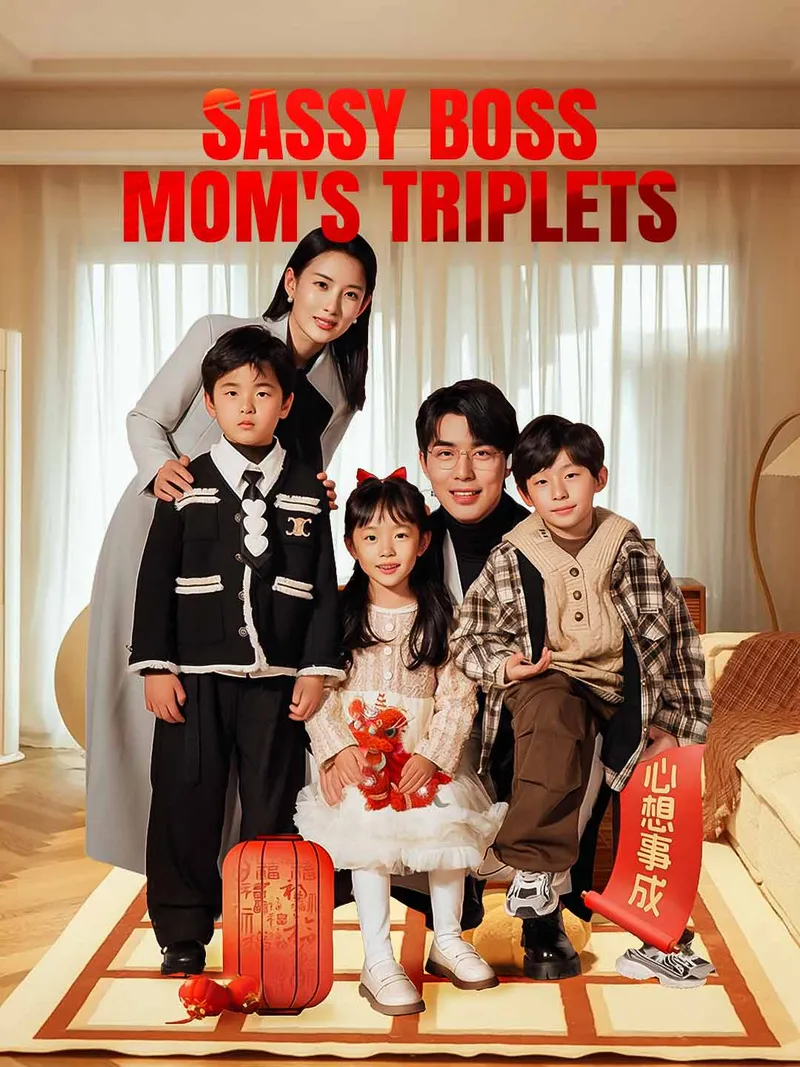 Sassy Boss Mom's Triplets cover