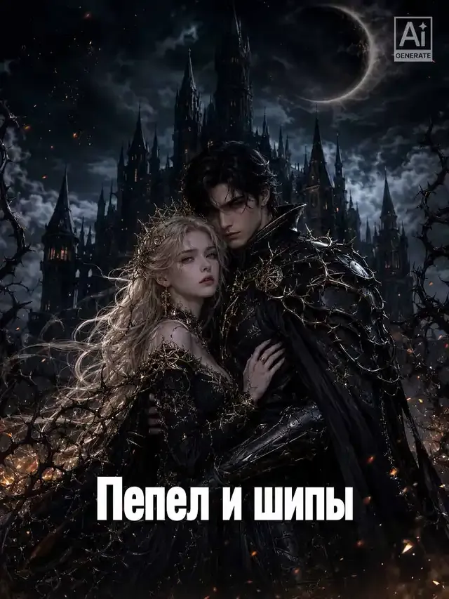Обложка «Пепел и шипы»
