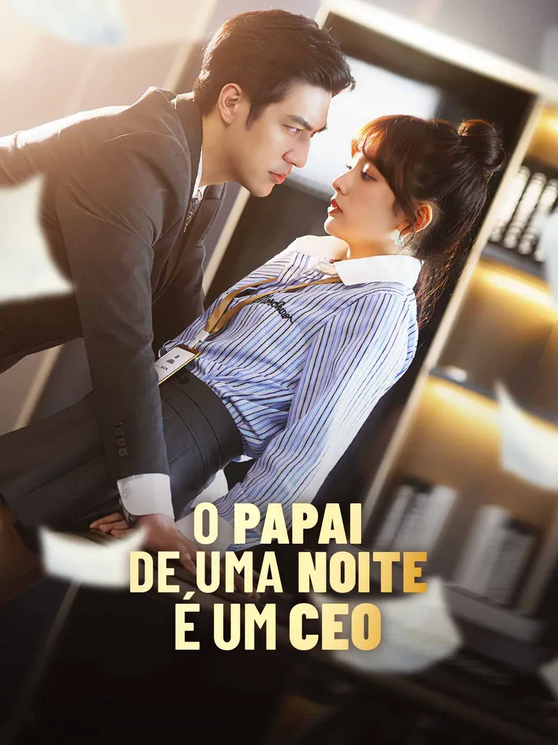 Capa de O papai de uma noite é um CEO