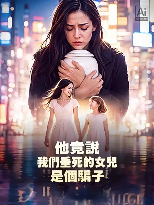 《他竟說我們垂死的女兒是個騙子》封面