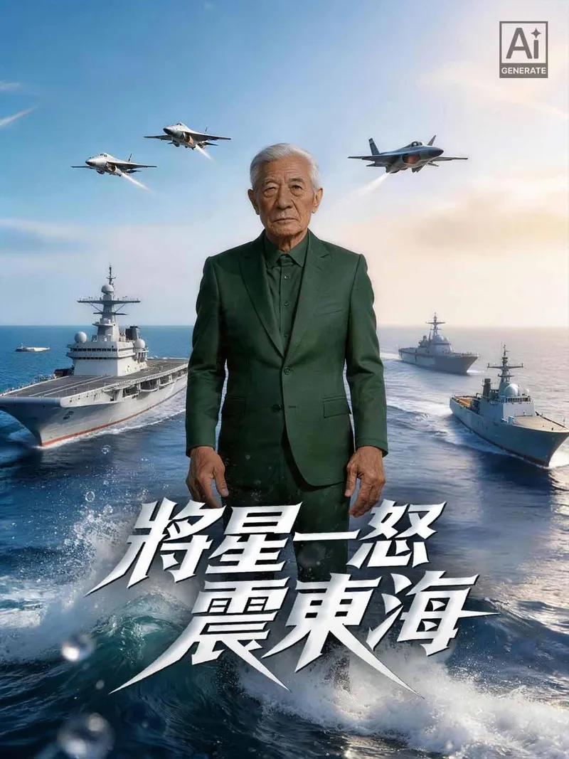 《將星一怒震東海》封面