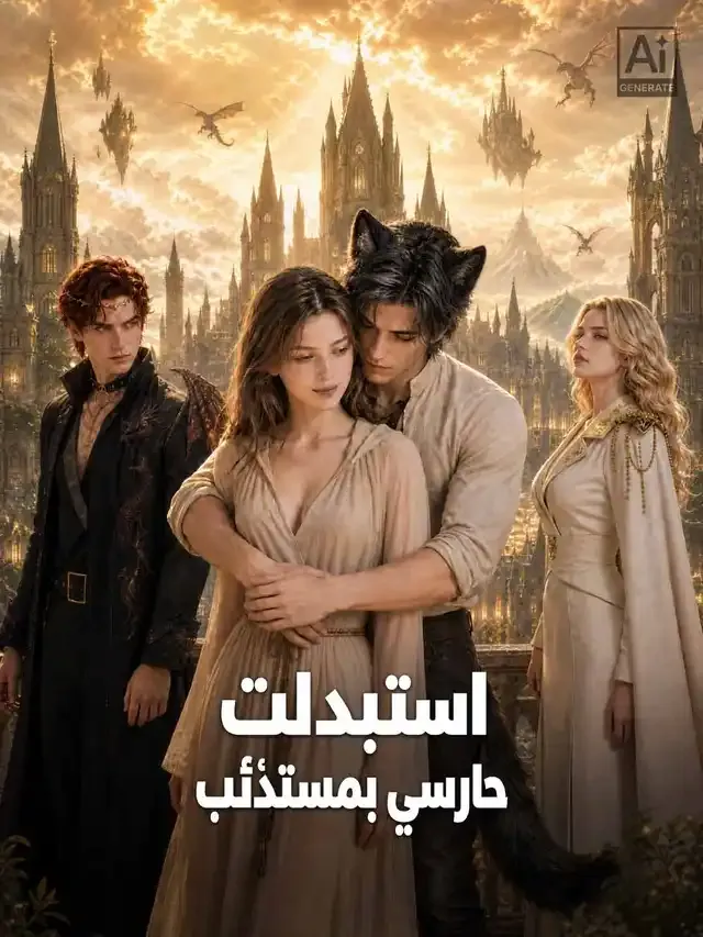 غلاف استبدلت حارسي بمستذئب
