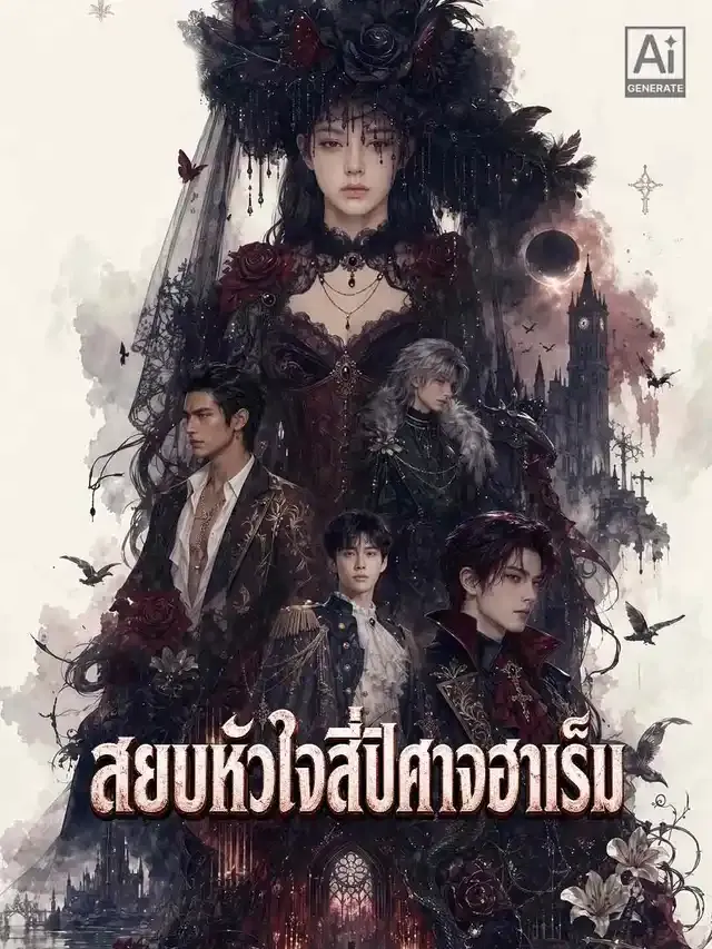 หน้าปกสยบหัวใจสี่ปีศาจฮาเร็ม