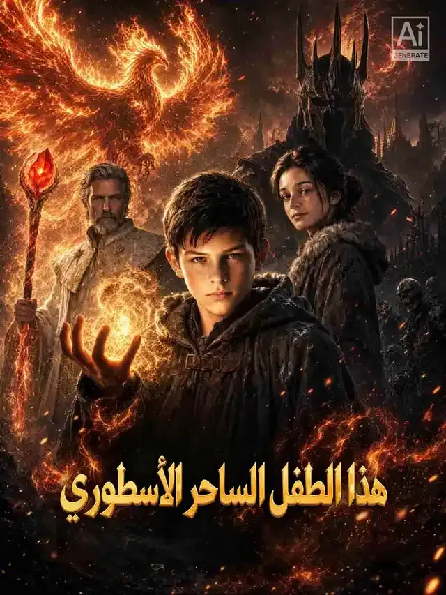 غلاف هذا الطفل الساحر الأسطوري