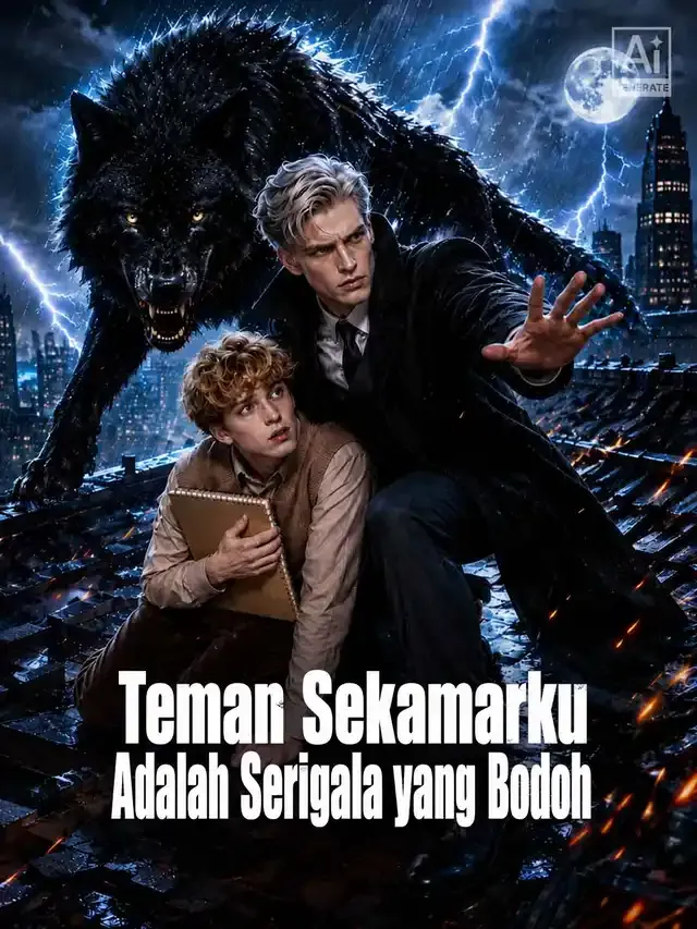 Sampul Teman Sekamarku Adalah Serigala yang Bodoh