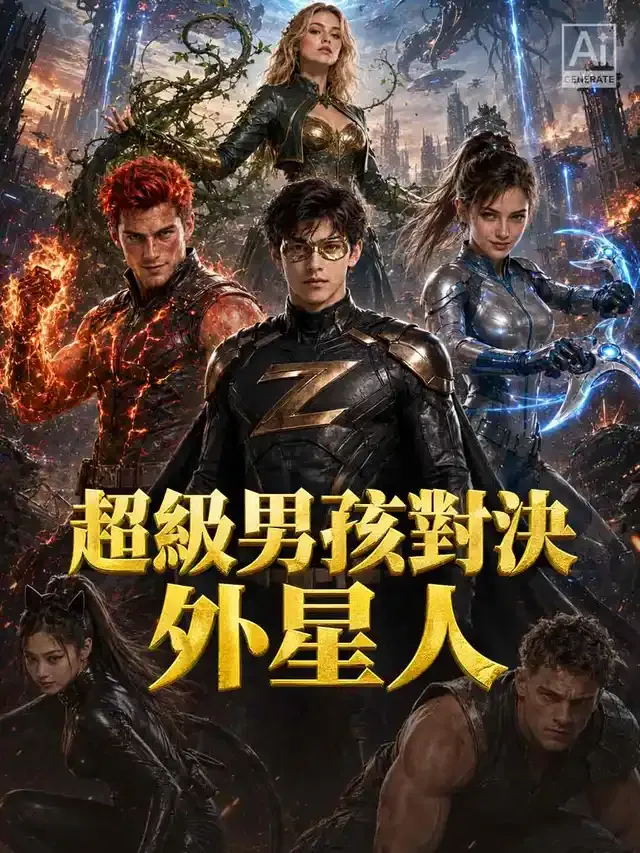 《超級男孩對決外星人》封面