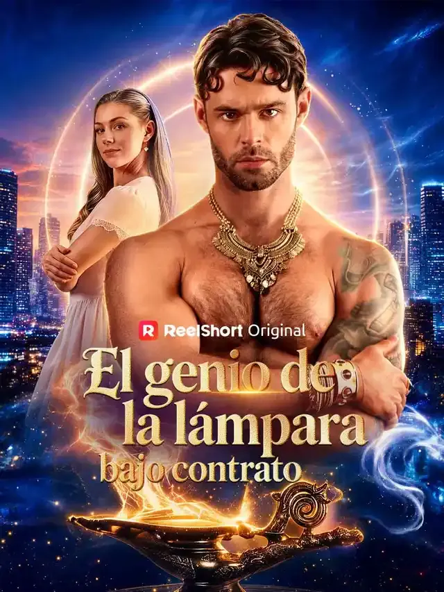 Portada de El genio de la lámpara bajo contrato