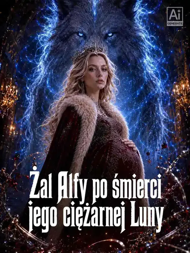 Okładka Żal Alfy po śmierci jego ciężarnej Luny