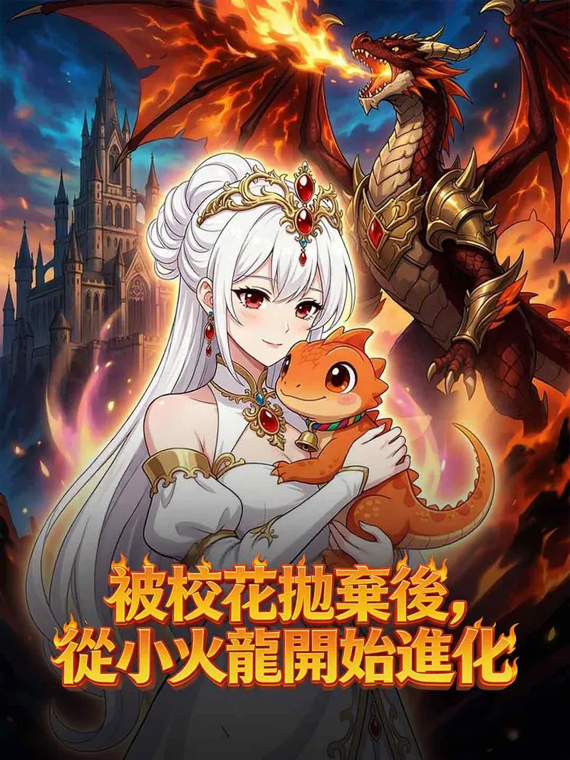 《被校花拋棄後，從小火龍開始進化》封面