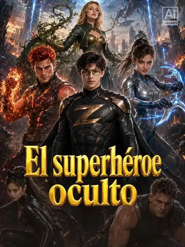 Portada de El superhéroe oculto