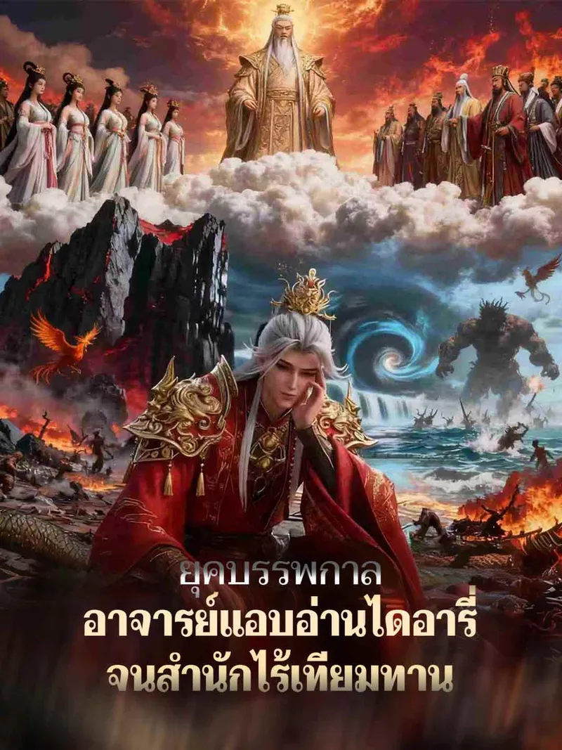 หน้าปกยุคบรรพกาล อาจารย์แอบอ่านไดอารี่จนสำนักไร้เทียมทาน