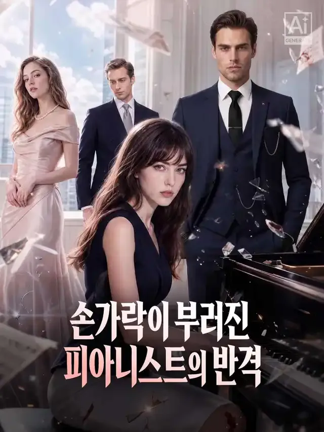 손가락이 부러진 피아니스트의 반격 표지