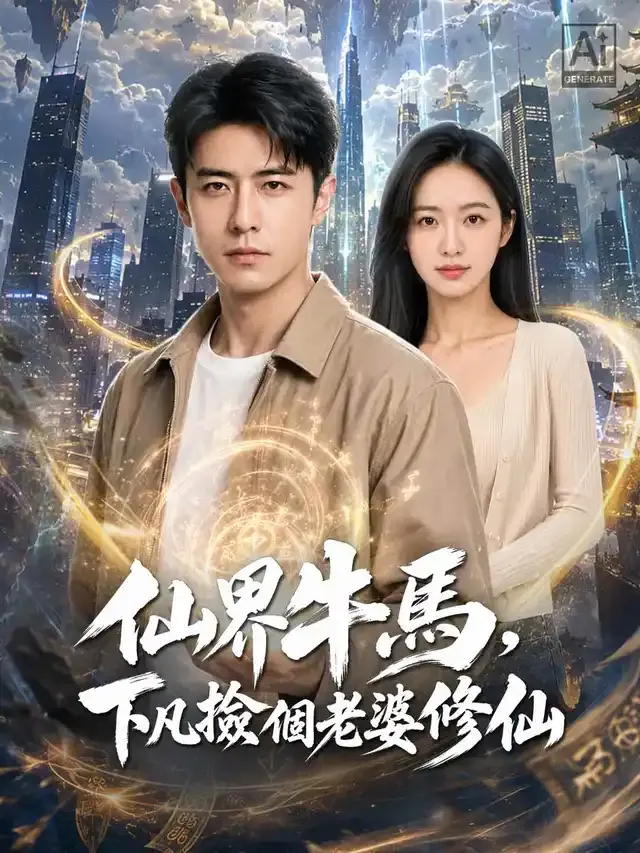《仙界牛馬，下凡撿個老婆修仙》封面