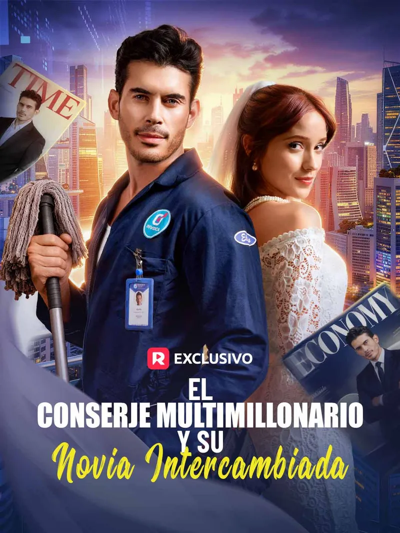 Portada de El conserje multimillonario y su novia intercambiada