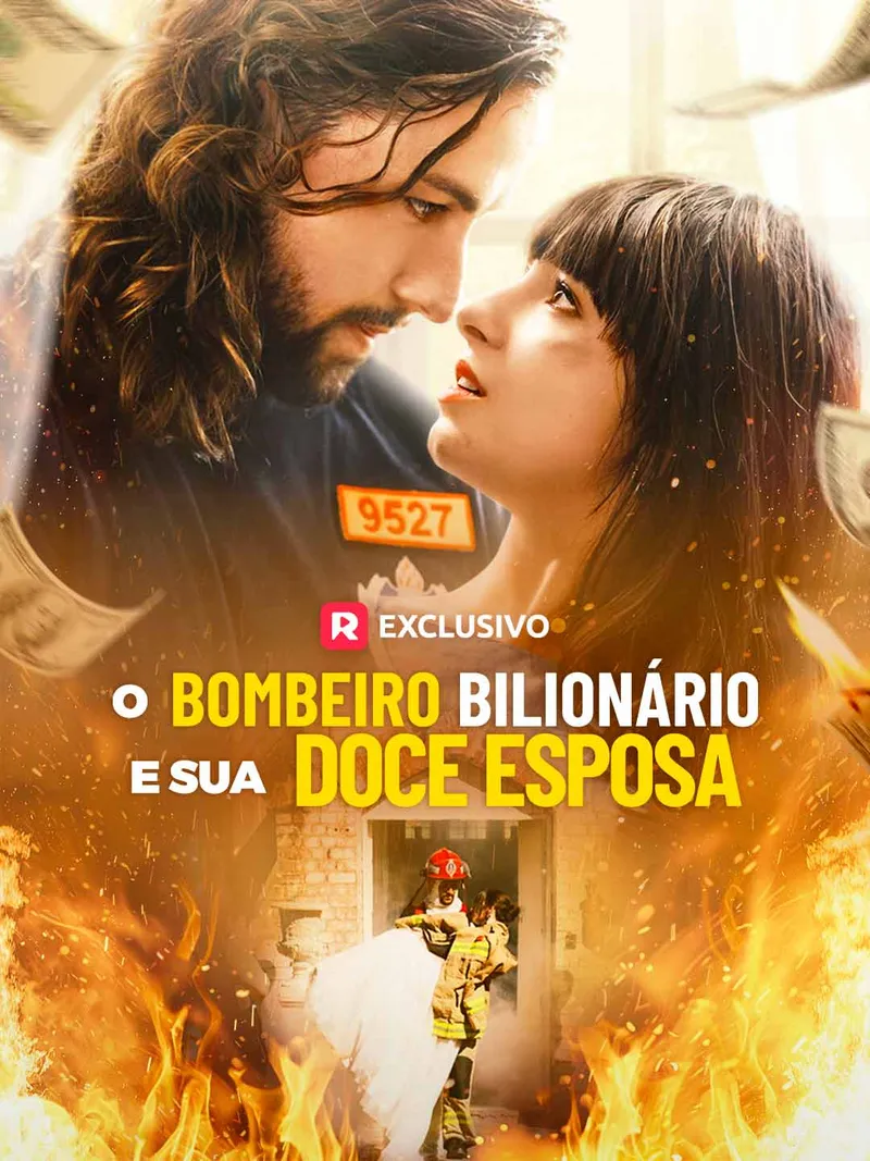 Capa de O Bombeiro Bilionário e Sua Doce Esposa