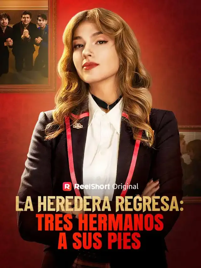 Portada de La heredera regresa: tres hermanos a sus pies