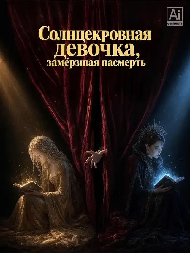 Обложка «Солнцекровная девочка, замёрзшая насмерть»