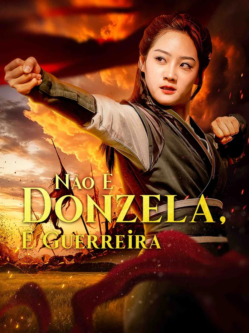 Capa de Não É Donzela, É Guerreira