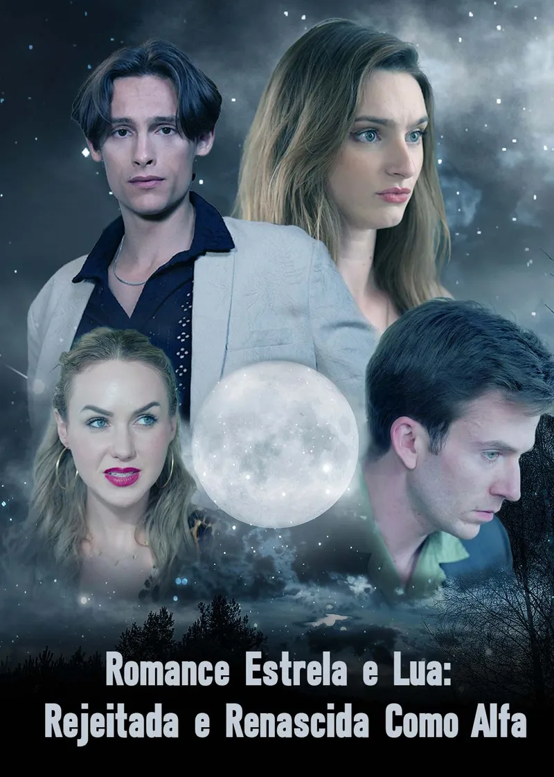 Capa de Romance Estrela e Lua: Rejeitada e Renascida Como Alfa