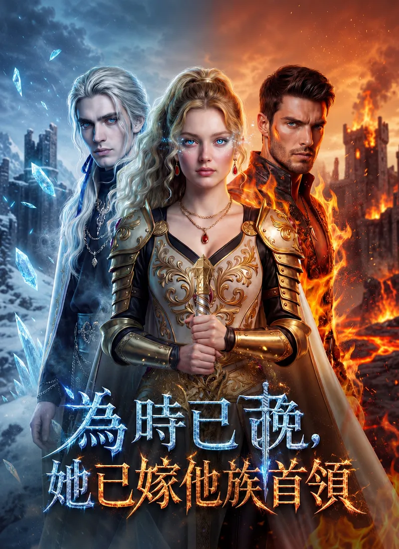 《為時已晚,她已嫁他族首領》封面